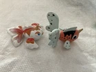 Goldeen & Seaking TOMY Pokemon Figures CGTSJ 1999 Nintendo 2" - Vintage