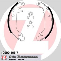 Zimmermann Bremsbackensatz 10990.106.7 FüR 306 Peugeot ZX N3 N5 Xsara 7B CitroËN