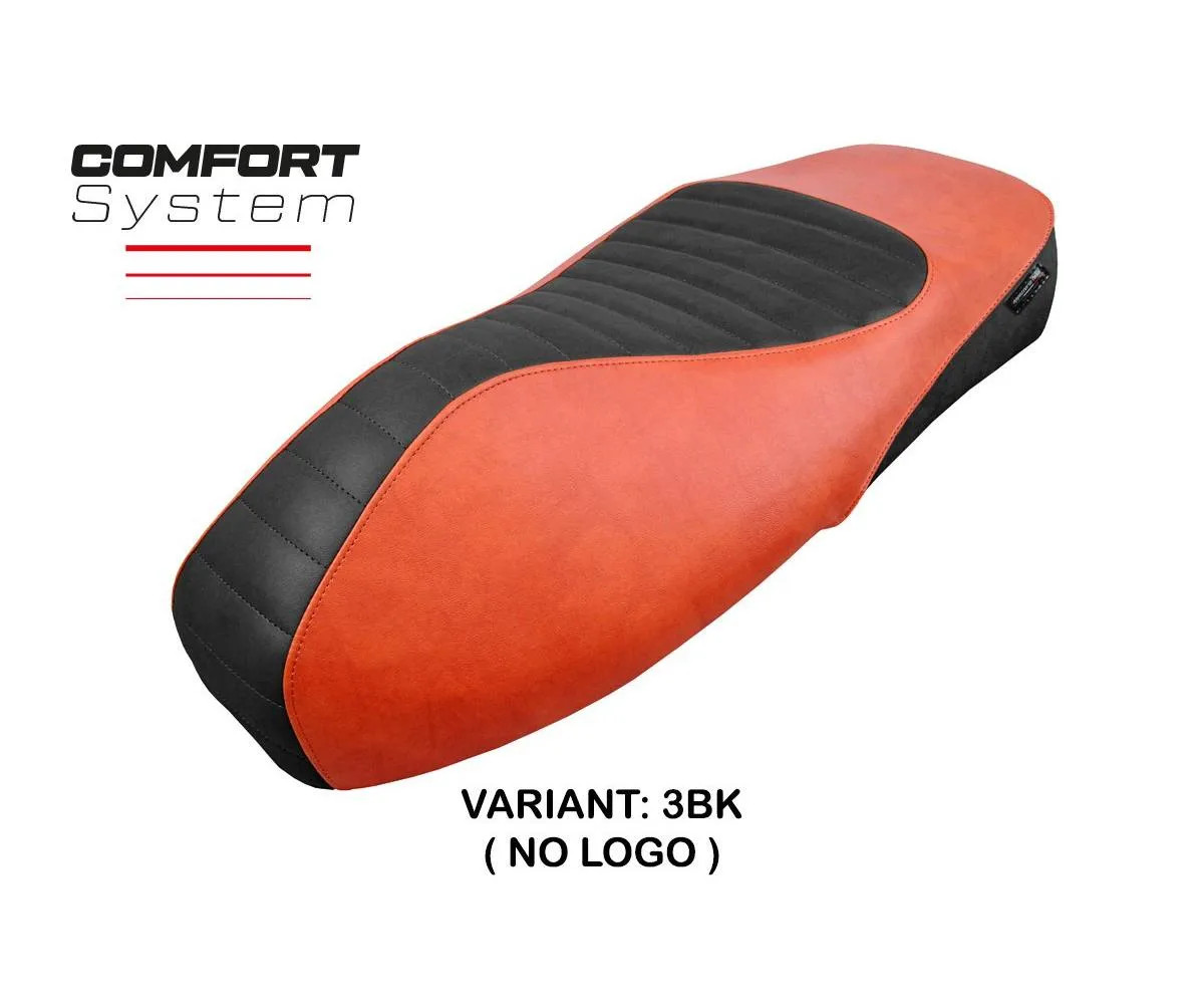 Seat cover Alicudi Comfort Brick BK + logo Tpz comp VESPA GTS 125 2009 2026