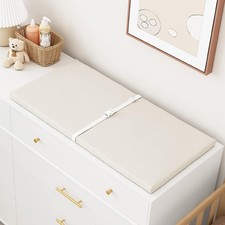 Wipeable Baby Changing Pad for Dresser and Table, Cozy Diaper Changing Pad wi...