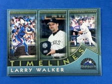 1999 Pacific Timelines #16 Larry Walker Colorado Rockies #/199