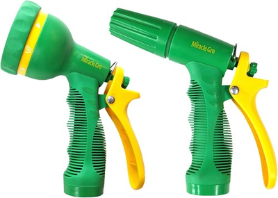 #ad #ad Miracle Gro Garden Hose Nozzle 2 Pack – Includes Adjustable Spray Nozzle and 9 P $33.99