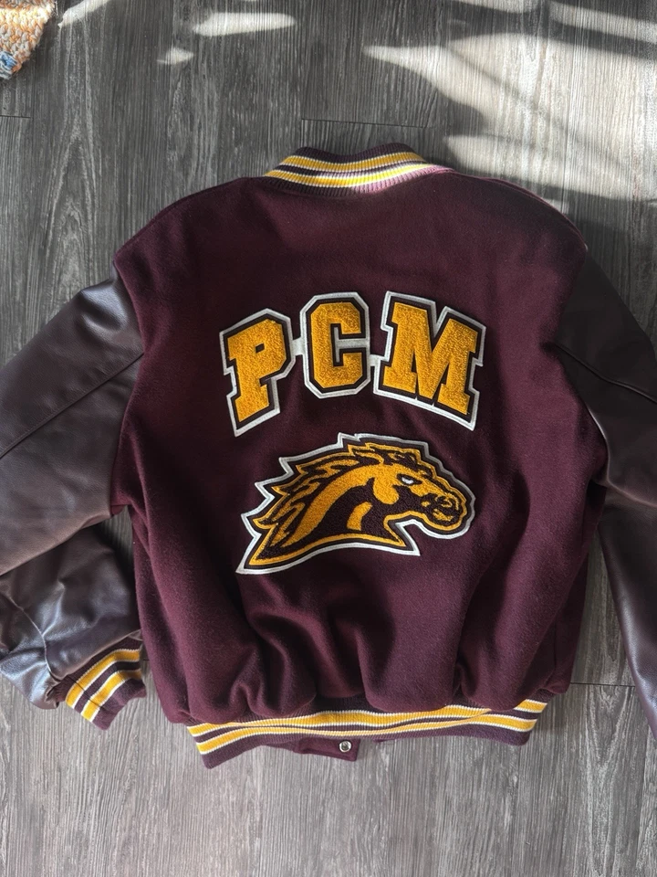 Chaqueta Letterman Universitaria Van Ginkel’s Vintage Foto 4 de 4