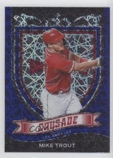 2021 Panini Chronicles Crusade Blue Velocity Prizm Mike Trout #19 0j67