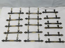 16 Vintage Brass Cabinet Drawer Door Cabinet Pull Handles Antique Gold B11S