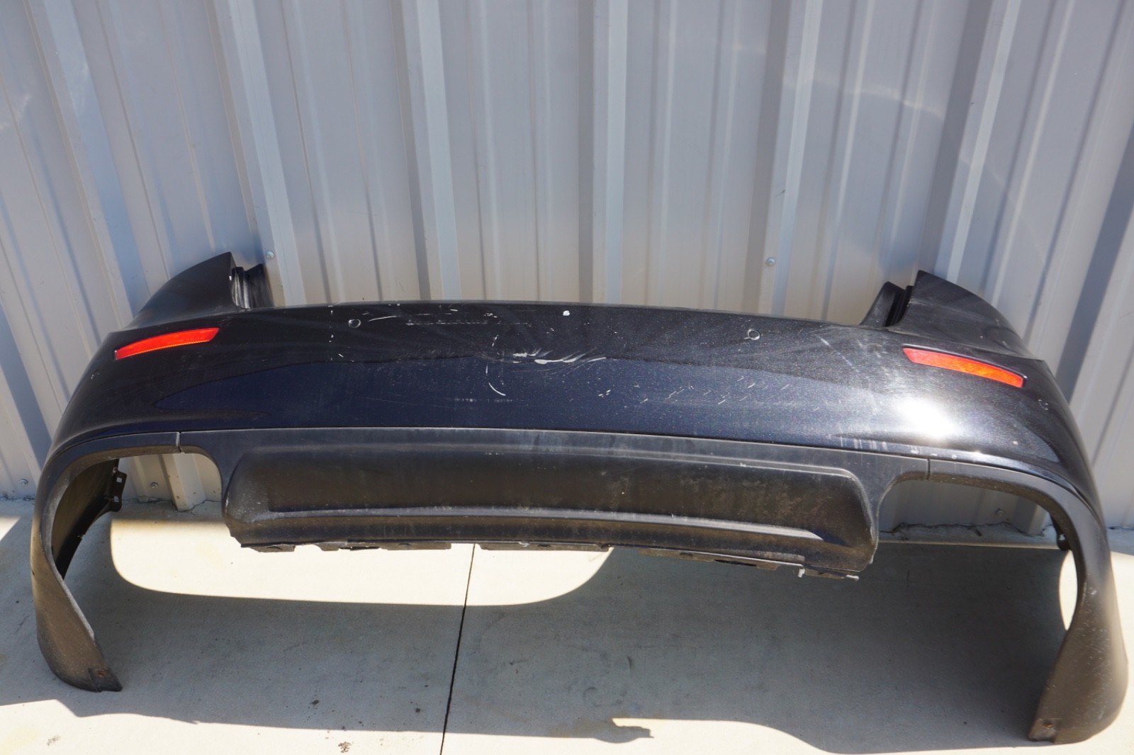 Maserati Ghibli 2014-2017 Rear Rear bumper Black