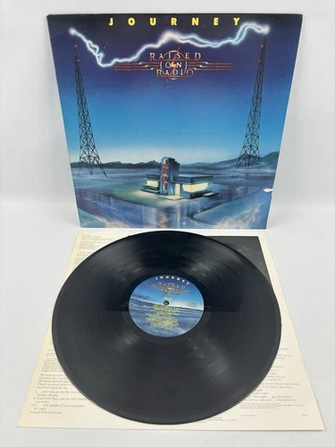 Journey Raised On Radio Vinyl LP 1986 Original Columbia OC-39936 Sterling