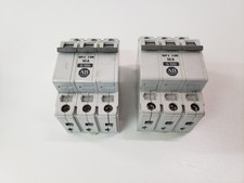 LOT of 2 - Allen-Bradley 1492-CB3 G100 10A Circuit Breaker Ser. B