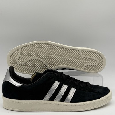 Mens Size 12 Adidas Originals Campus 80s Black White Suede Casual Shoe GX7330