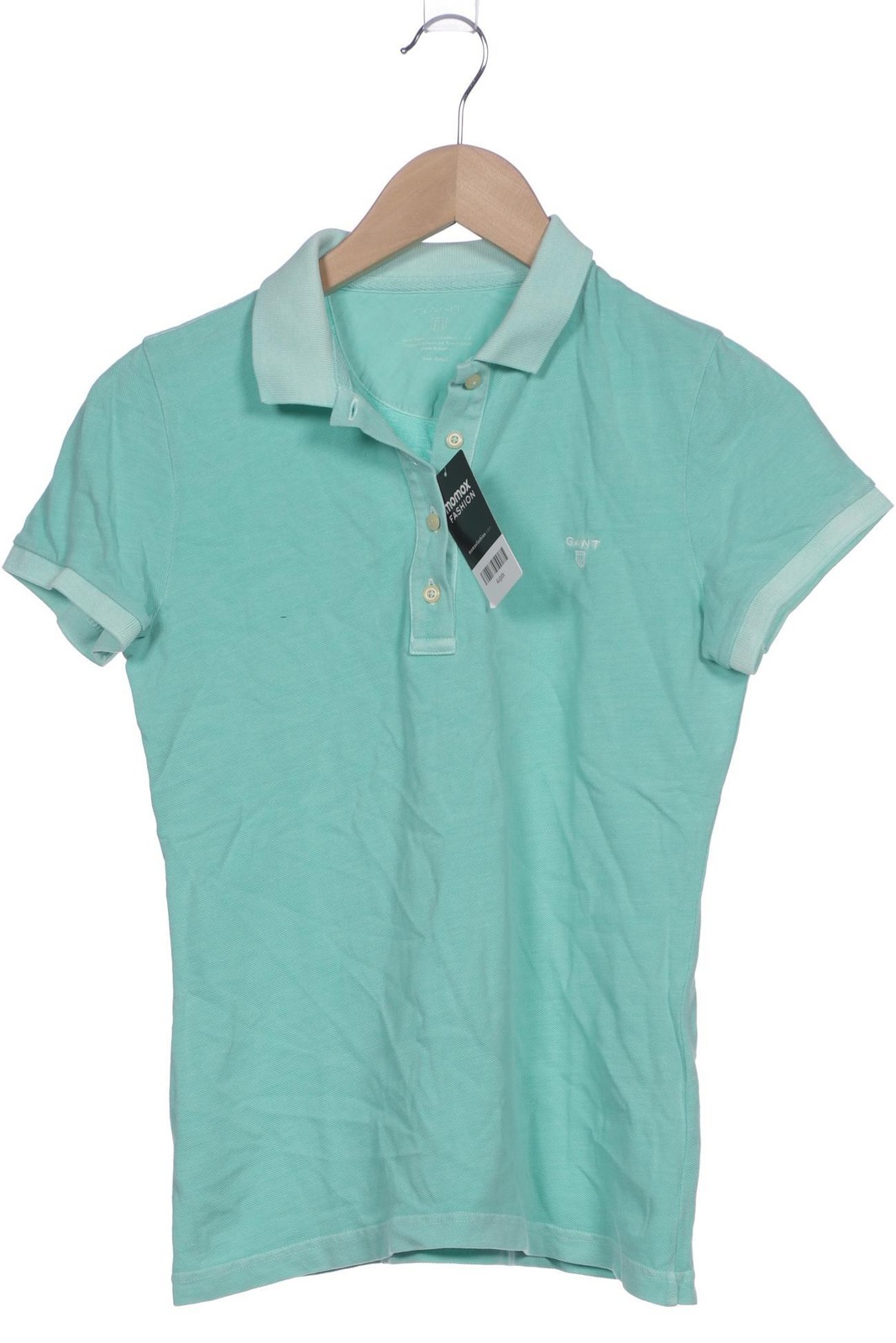 GANT Poloshirt Damen Polohemd Shirt Polokragen Gr. S Baumwolle Grün #4uljxtx