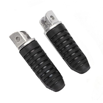 2x Aluminum Front Footrests Foot Pegs Black Fit For DL650 V Strom 200 SET