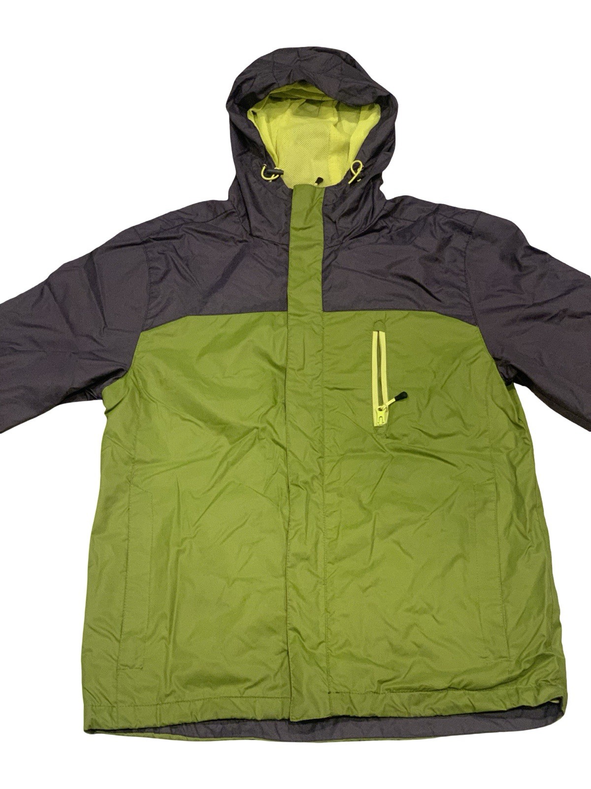 Outdoor Life Men’s Lightweight Full Zip Jacket Black Green MSRP $79.99