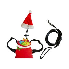 Christmas Bearded Dragon Costume Set Cosplay Long Wear Pet Bearded