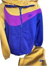 Nike Sportswear Club Fleece Tracksuit Set Women  s Size Large Hoodie  Joggers