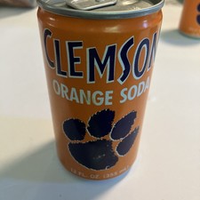 Vintage Clemson Tigers 1981-82 Orange Bowl Collectors Soda Can Unopened & Full