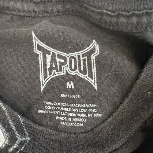 Tapout Court McGee Walkout Shirt Med MMA Ultimate Fighter Black - Picture 7 of 7