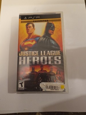 Justice League Heroes  (Psp) Brand New Tear In Seal Read Des