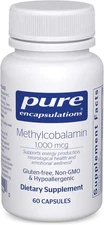 Pure Encapsulations Methylcobalamin 1,000 mcg - Vitamin 60 Count (Pack of 1) 