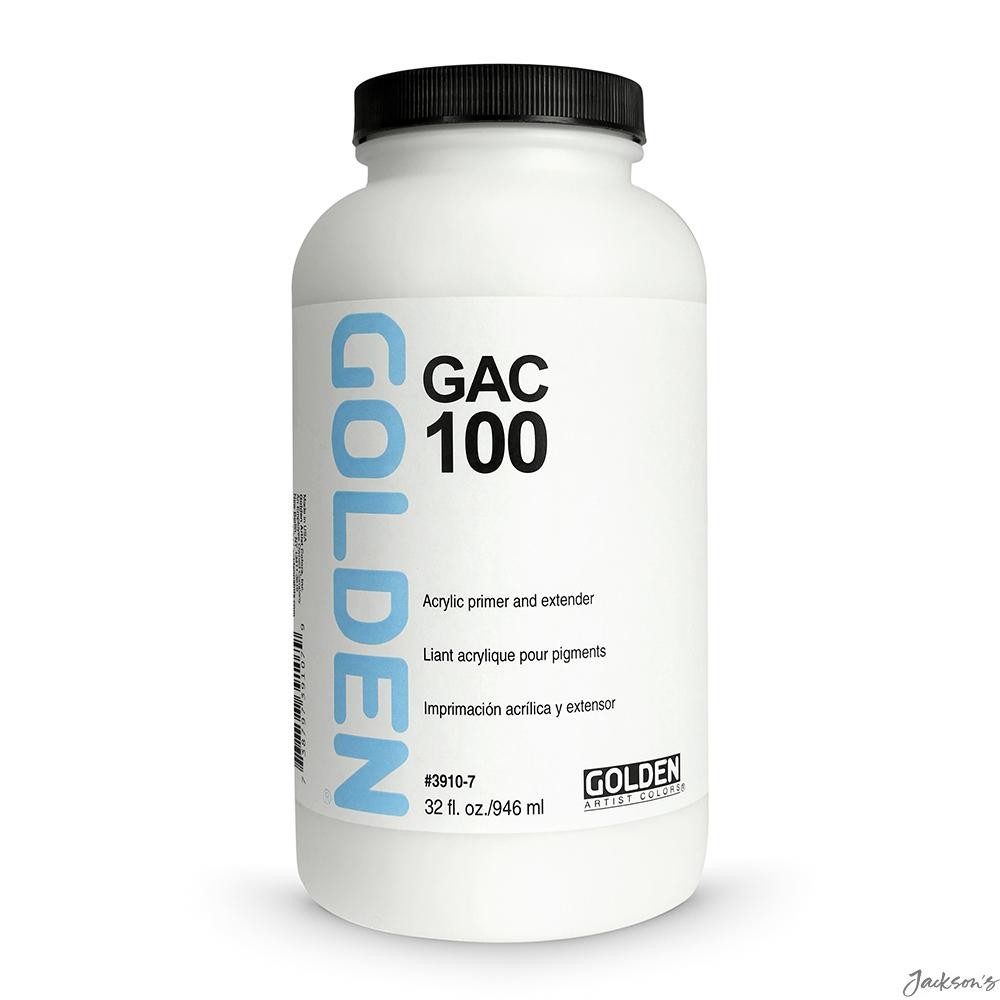 Golden GAC 100 Acrylic Polymer Medium 946ml Paint Binder For Artists