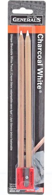 2-Pack - General Pencil 5582BP Charcoal White 2 Count (Pack of 2), 