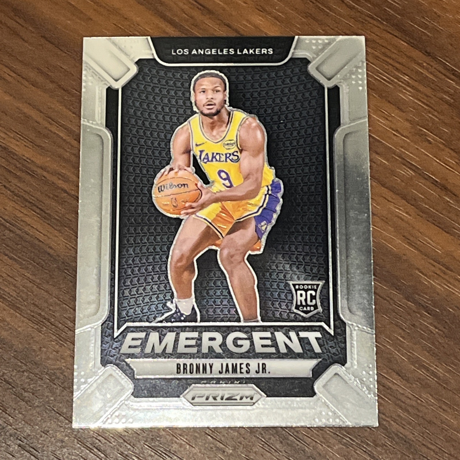 2024-25 Prizm Basketball bronny James RC #8 EMERGENT Base Los Angeles Lakers