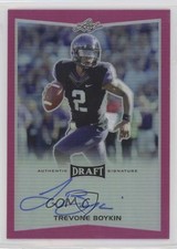 2016 Leaf Metal Draft Pink Prismatic 18/20 Trevone Boykin #BA-TB1 Auto 1e5