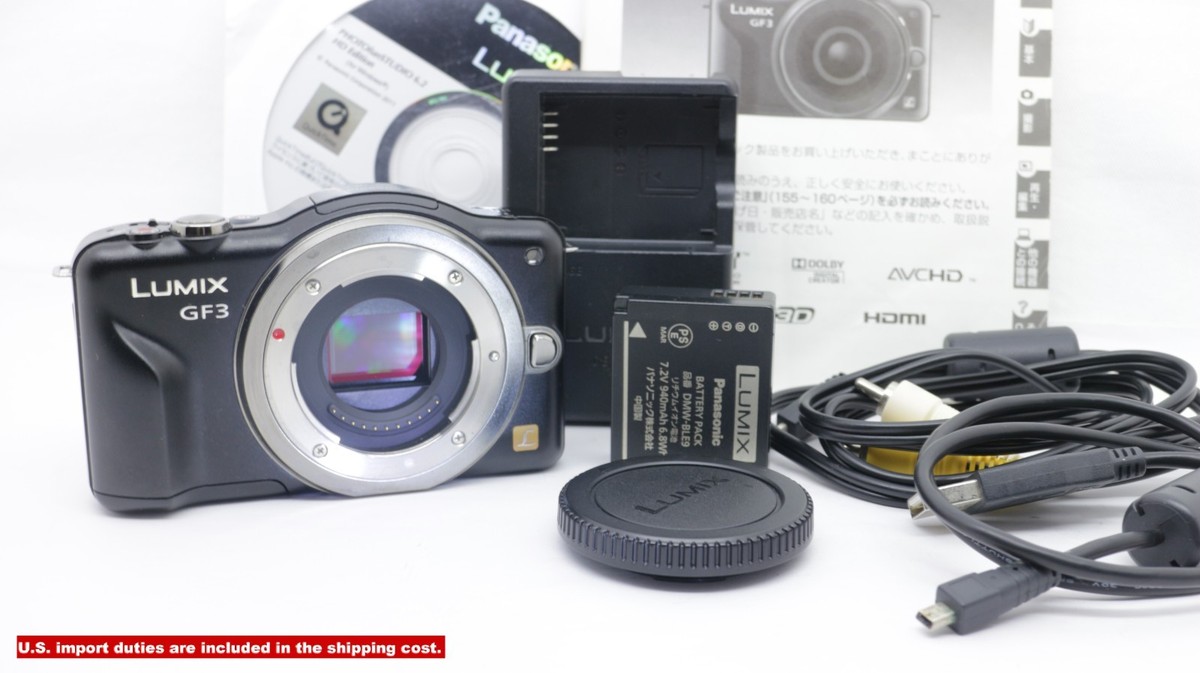 N,MINT/ 3626 shots/ 26 language] Panasonic LUMIX DMC-GF3 Digital