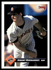 1993 Donruss Jeremy Hernandez San Diego Padres #180