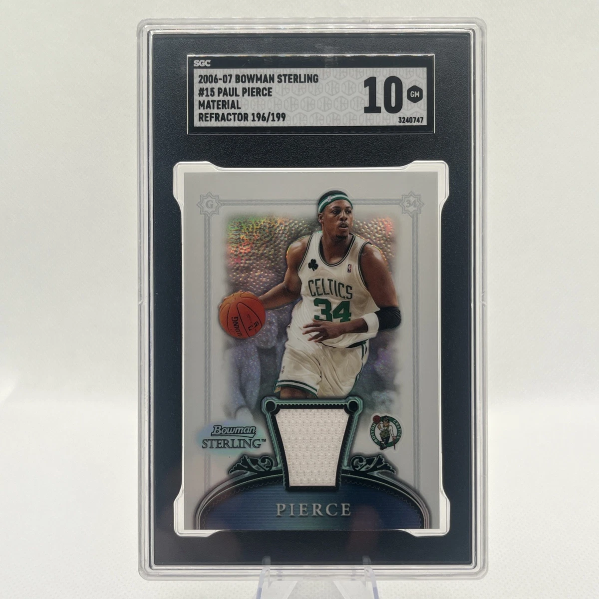 Bowman Paul Pierce Basketball Trading Cards Sports Memorabilia for