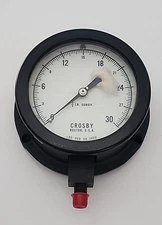 CROSBY 30PSI SIZE 4½" 1/4"ANPT LBS SPEC 10854 PRESSURE GAUGE [2WS3-7]
