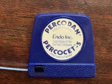 VTG Drug Rep DuPont Percodan OxyPercocet Retractable Tape Measure Pharmaceutical