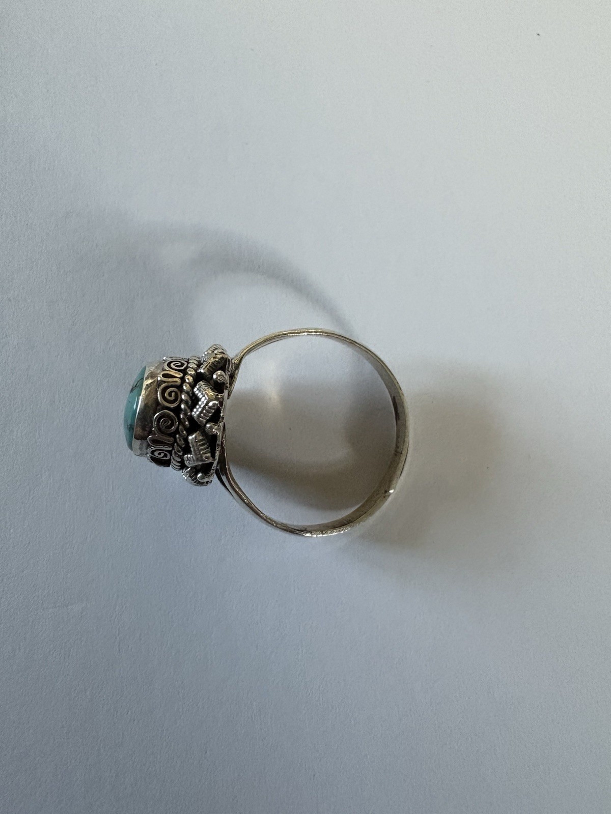Turquoise Adjustable Ring - image 4