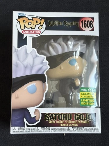 FUNKO POP! JUJUTSU KAISEN SATORU GOJO WITH DEFEATED JOGO SDCC SHARED EXCLUSIVE