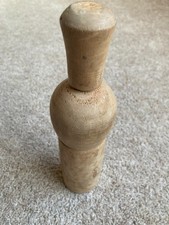 Vintage Italian Wooden Bottle Corking Tool (flogger) for Wine Making - USED GC