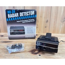 Vintage Maxon RD-2A Radar Detector Anti-Falsing Circuit Superheterodyne Receiver