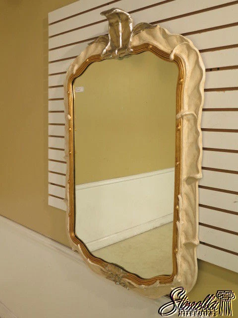L40199: Espejo Decorador Friedman Brothers #6580 "Grenoble" Crema y Dorado ~ NUEVO Foto 3 de 4