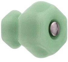 1-1/4" Antique Glass Knob Milk Green (Jadeite)