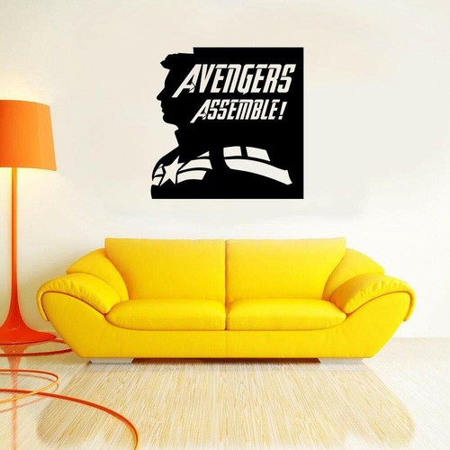 Avengers Assemble Quote Wall Sticker Home Room Vinyl Art Decal Decor - Picture 3 of 6