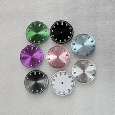 28.5MM Silver Edge Watch Dial Watch Accessories for NH35/NH36 Movement