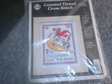 OVER THE MOON Cross Stitch Kit Counted NMI Needle Magic #932