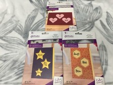 GEMINI - 5 x 7" Cut and Emboss Folder or 4" x 6" Stamps Lot of 3 New 729015