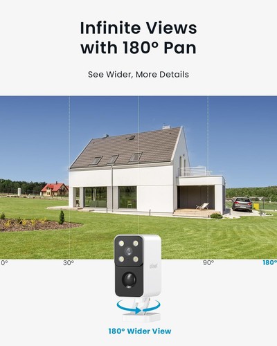 ieGeek 2K Security IP Camera Battery Powered Outdoor Wireless WiFi CCTV Camera - Picture 7 of 13