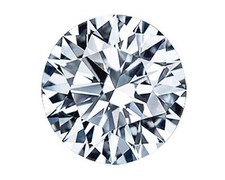 Certifié 0.50ct Desseré Naturel Diamant Anchorcert K - I1 Rond Brillant