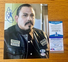 Emilio Rivera Marcus Alvarez Sons of Anarchy Mayans FC Signed 8x10 Photo PSA A