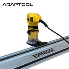 Dewalt DWE6005 Laminate Trimmer Guide Rail Adaptor to Erbauer Track 230v 110v