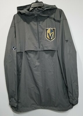 Vegas Golden Knights Fanatics Authentic Pro Rinkside Anorak 1/4-Zip Hoodie 2XL