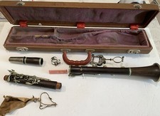 Original Harry Peddler Co Elkhart Ind Clarinet Pierre Dumont Paris Used