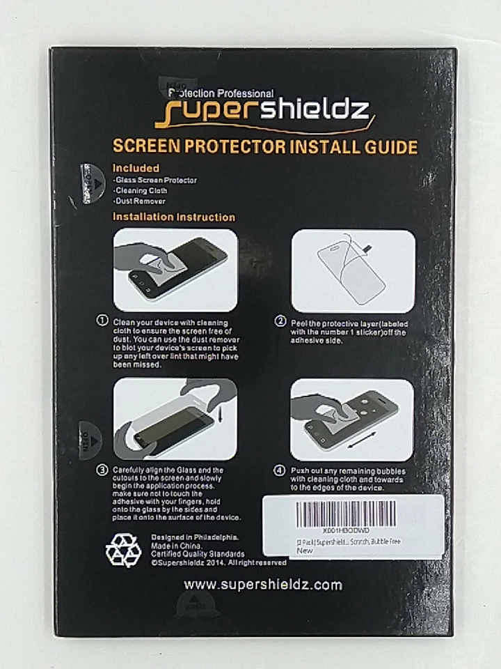 Supershieldz Tempered Glass phone Screen Protector LG G Pad X 8.0 G Pad III 8.0 - Image 2 of 2