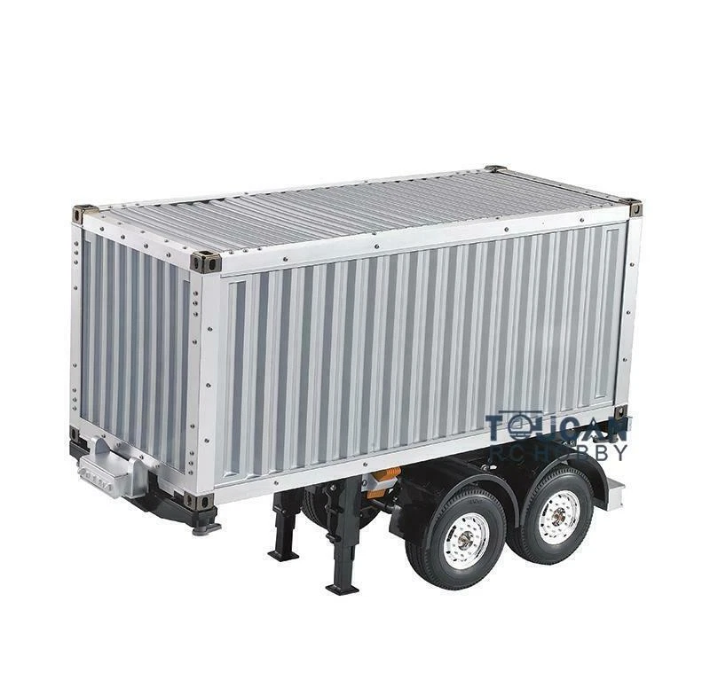 1/14 RC TOUCANRC 20ft Container Chassis 1/14 Semi Trailer Tractor Truck Painted - Image 2 of 3