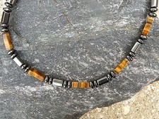 Men s Women s Magnetic Hematite Necklace Bracelet Anklet Br Tigers Eye Therapy